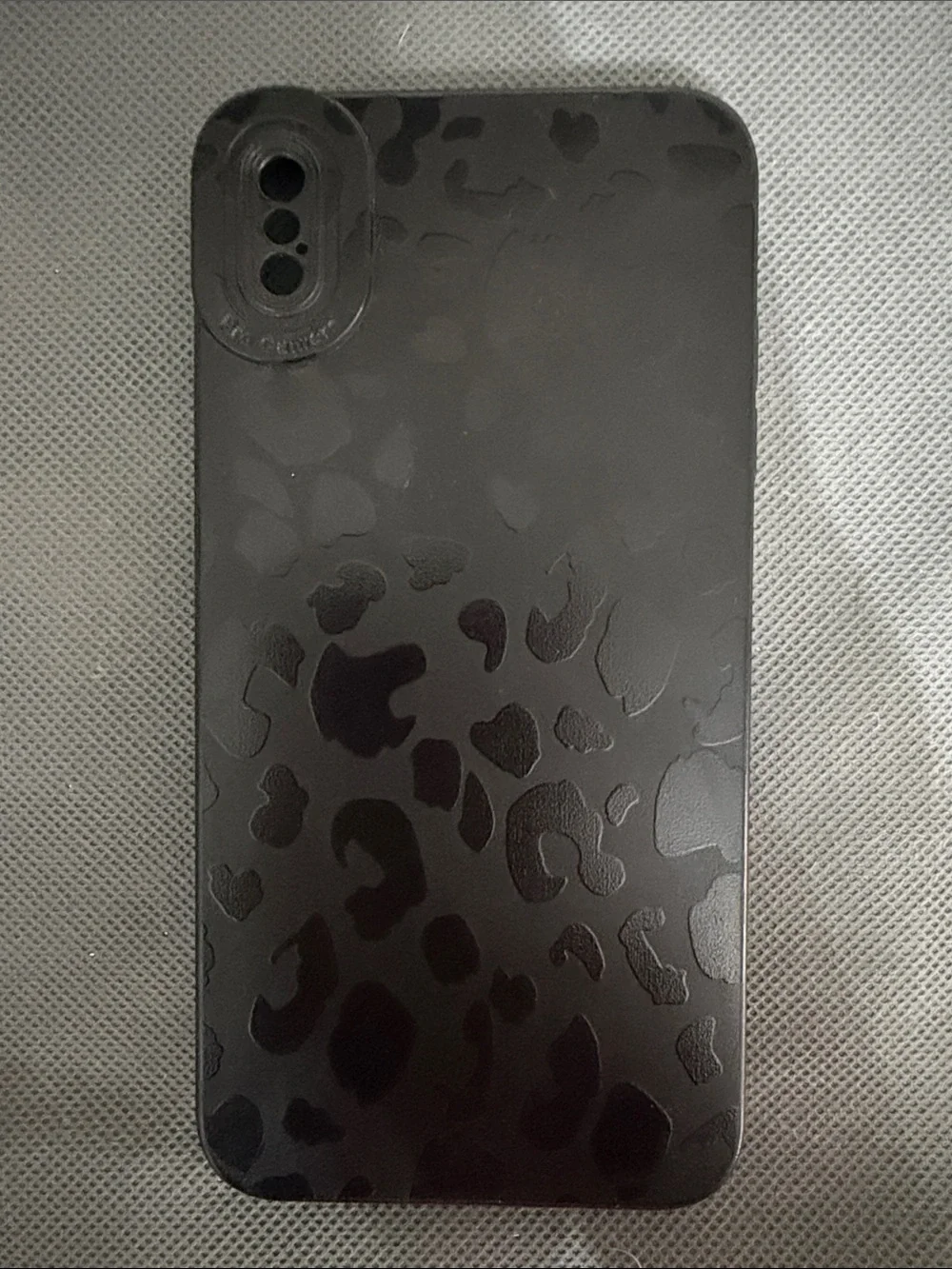 Black Leopard Design Case for iPhone X/XS